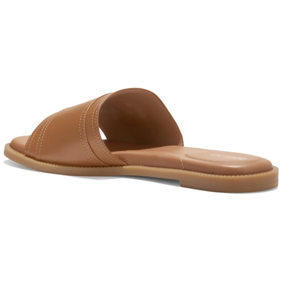๐ฃCOLE HAAN Charlotte Slide Sandal in Pecan Leather - Picture 2 of 14